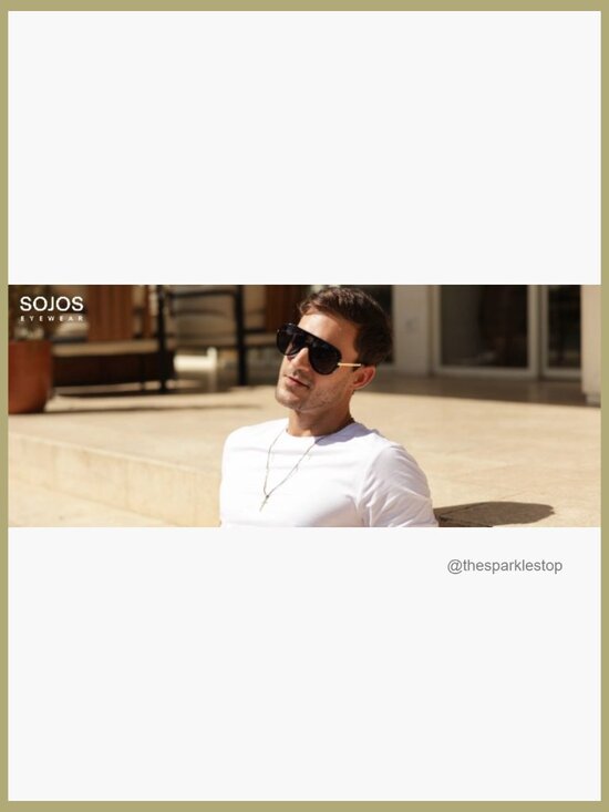 Polarized Oversized Aviator Sunglasses with UV Protection main image 4
